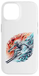 Coque pour iPhone 14 Feu Et Glace Ski Aventure