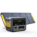 VTOMAN FlashSpeed 1500 Station Électrique Portable 1548Wh - avec 400W Panneau Solaire, Centrale Électrique Portable Générateur Solaire avec Sortie/Entrée 230V/1500W AC, Chargement complet en 1H