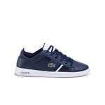 Lacoste Novas 120 1 SMA Mens Navy Blue Trainers Leather (archived) - Size UK 7.5