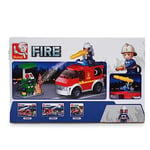 Sluban Petit Camion de Pompier avec Station à Huile, M38-B0623, Multicolore