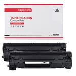 TONER EP737 (CF283X) EP737 (CF283X) Noir x 2 Compatible pour CANON-NOPAN-INK Canon i-SENSYS LBP-151 dw Canon i-SENSYS MF 210 Series Canon i-SENSYS MF 211 Canon i-SENSYS MF 212 w Canon i-SENSYS MF 216 n Canon i-SENSYS MF 217 w Canon i-SENSYS MF 220 S