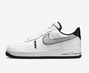 MENS NIKE AIR FORCE 1 07 LV8 LEATHER TRAINERS - UK 11.5 - WHITE/GREY DC8873 101