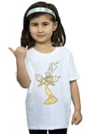 Beauty And The Beast Lumiere Distressed Cotton T-Shirt