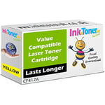 Compatible 410A Yellow Toner Cartridge (CF412A)