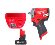 MILWAUKEE M12FIW38-0 12V M12 FUEL 3/8" IMPACT WRENCH + 6AH BATTERY and CHARGER