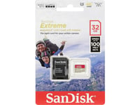 Sandisk Extreme, 32Gb, Microsdhc, Klass 10, Uhs-I, 100Mb/S, 60Mb/S