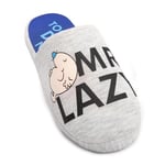 Mr Men Mens Mr Lazy Slippers - 11 UK-12 UK