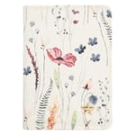 DARK Velvet Passport Cover Multicolor Flower Pattern