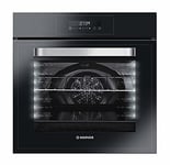 Hoover H-OVEN 300 Plus – HOT7174BI WIFI/E – Four à vapeur, 70 litres, 3 résistances, Wi-Fi, fermeture progressive, minuteur, 9 fonctions, ventilateur de refroidissement, double LED, A+, noir