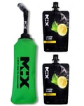 500ml Soft Flask Sports Bottle + 2 Pouches Performance Concentrate - Foldable wi