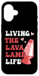 Coque pour iPhone 16 Lampe à lave Life Collector années 70 hippie vintage