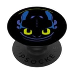 DreamWorks Dragons Toothless Night Fury Big Face Costume PopSockets PopGrip Interchangeable