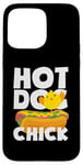 iPhone 15 Pro Max Hot Dog Chick Funny Food Humor Design Case