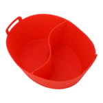 (Red)Pot Divider Food Grade Reusable Improve Efficiency Slow Cooker Liner