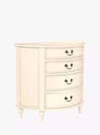 Laura Ashley Clifton 4 Drawer Half Moon Chest, Ivory