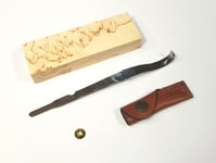 Material kit for Classic Spoon carving knife Curly birch