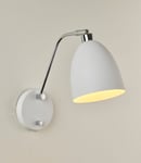 Medina Vegglampe M/dimmer sort