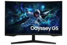 Samsung 32" Odyssey G55C, QHD, 165Hz Curved Gaming Monitor
