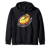 Watch Pizza Time Eat More Pizza Fun Watch Zip Hoodie