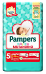 Pampers Baby-Dry 5 11-25 Kg. 16 Pièces Couches Junior Made IN Italy