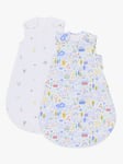 John Lewis ANYDAY Happy Houses Baby Sleeping Bag, 1 Tog, Pack of 2