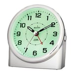 Acctim 14287 Central Alarm Clock, Silver