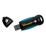 Corsair Voyager 256GB USB-minnepenn USB Type-A 3.2 Gen 1 (3.1 Gen 1) Sort, Blå