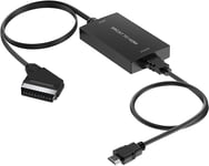 AIFHDAUF SCART to HDMI Converter with HDMI Cable, SCART to HDMI Converter, SCART