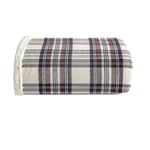 Eddie Bauer Edgewood (Plaid Flanelle Sherpa Jeté de lit, Kaki, 50" x 60"