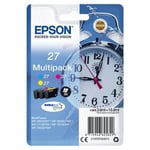 Epson Ink Cartridge Cyan Magenta Yellow Multipack 3-colour 27 DURABrite Ultra