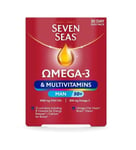 Seven Seas Omega-3 & Multivitamins Man 50+ 30 Day Duo - 30 Capsules & 30 Tablets