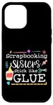 Coque pour iPhone 12 Pro Max Scrapbooking Sisters Stick Like Glue Collage artisanal