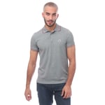 Moncler Mens Polo Shirt in Grey material_cotton - Size Small