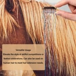 Horse Hair Extension Clip Tinsel Robust Secure Fixation Sturdy Horse Mane Tail