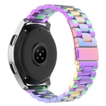 Huawei Watch GT / Samsung Galaxy Watch (46mm) stainless steel watch band - Purple
