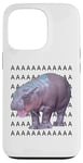 Coque pour iPhone 13 Pro Moo Deng Bébé Hippopotame