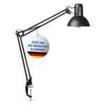 MAUL lampe de bureau MAULstudy en métal | Lampe LED professionnelle | Lampe pince flexible pour le bureau et l'atelier | Haute qualité d'éclairage à LED | Lampe bureau sans ampoule | Noir