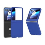 COQUE Étui pour Motorola Razr 50 Ultra,Slim Ultra-Mince écran Pliable fantôme Bouclier Peau Sentir téléphone couqe pour Motorola Razr 50 Ultra Bleu