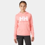 Helly Hansen Juniors' HH Logo Hoodie 2.0 Pink 128/8