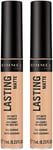 2 x Rimmel Lasting Matte Concealer Full Coverage - 015 True Ivory