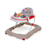 Foppapedretti Trotteur Activity Center Pepito, verrouillable, siège réglable à trois hauteurs, équipé de jeux et appareil musical, 4 roues dont 2 pivotants, pour enfants de 6 mois à 12 kg, Circus