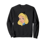 Disney Alice In Wonderland Alice Big Face Sweatshirt