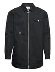 Army Shirt Zip Long Black HAN Kjøbenhavn