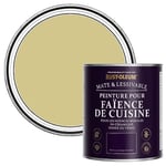 Rust-Oleum Peinture Verte Résistante à l'eau pour Faïence de Cuisine, Finition Mate - Wasabi 750ml