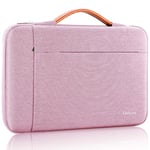 Ferkurn Laptop Case Sleeve Cover Chromebook Case Compatible with Macbook Air/Pro, iPad, Surface Pro, Acer Spin, HP, Dell, ASUS Vivobook, Samsung, Waterproof Laptop Case 15-15.6 inch, Pink