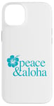 Coque pour iPhone 14 Plus Plage de surf pour les vacances de Peace and Aloha à Hawaï