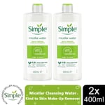 1x, 2x or 3x Simple Kind to Skin Instantly Hydrating Micellar Cleansing Water