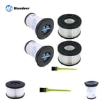 Remplacement de 4, Kits de filtre pour aspirateur balai multifonction sans fil compatibles avec Rowenta Air Force Flex 760 ZR009003, ZR009004