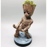 Figurine Gaming Marvel Les Gardiens de la Galaxie Bébé Groot - Accessoire Support Manette ou Smartphone 21.5*10*10CM