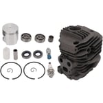 Jeffergarden Kit d'anneaux d'axe de piston de cylindre de 51 mm 506386171 pour scie à béton à trononner Husqvarna K750 K760 Partner